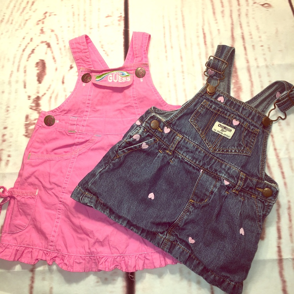 Oshkosh  Guess  Girl Overalls 18 Months